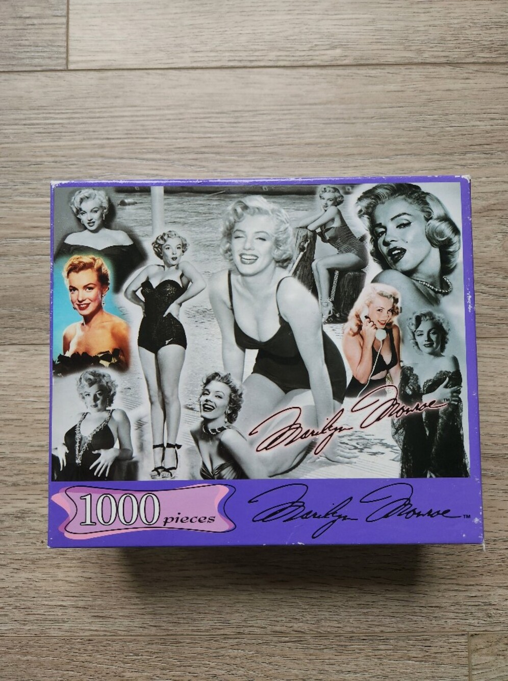 Hoyle Marilyn Monroe Collage 1000 Piece Jigsaw Puzzle Sealed New In Box